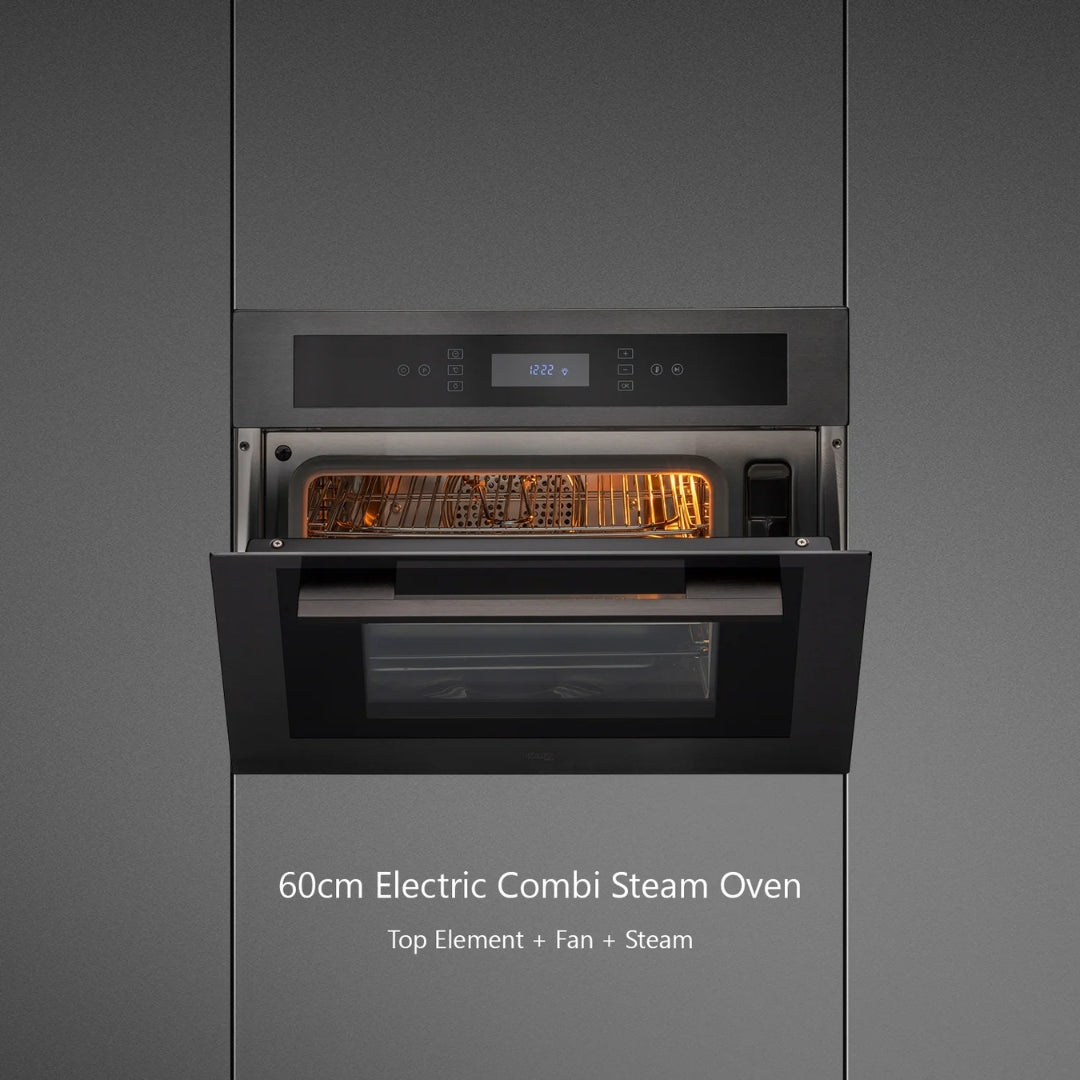 Kaff Built In Oven With Air Fryer OV 81TC BL AFR + Kaff Built-In Microwave KMW HN 6 BLK