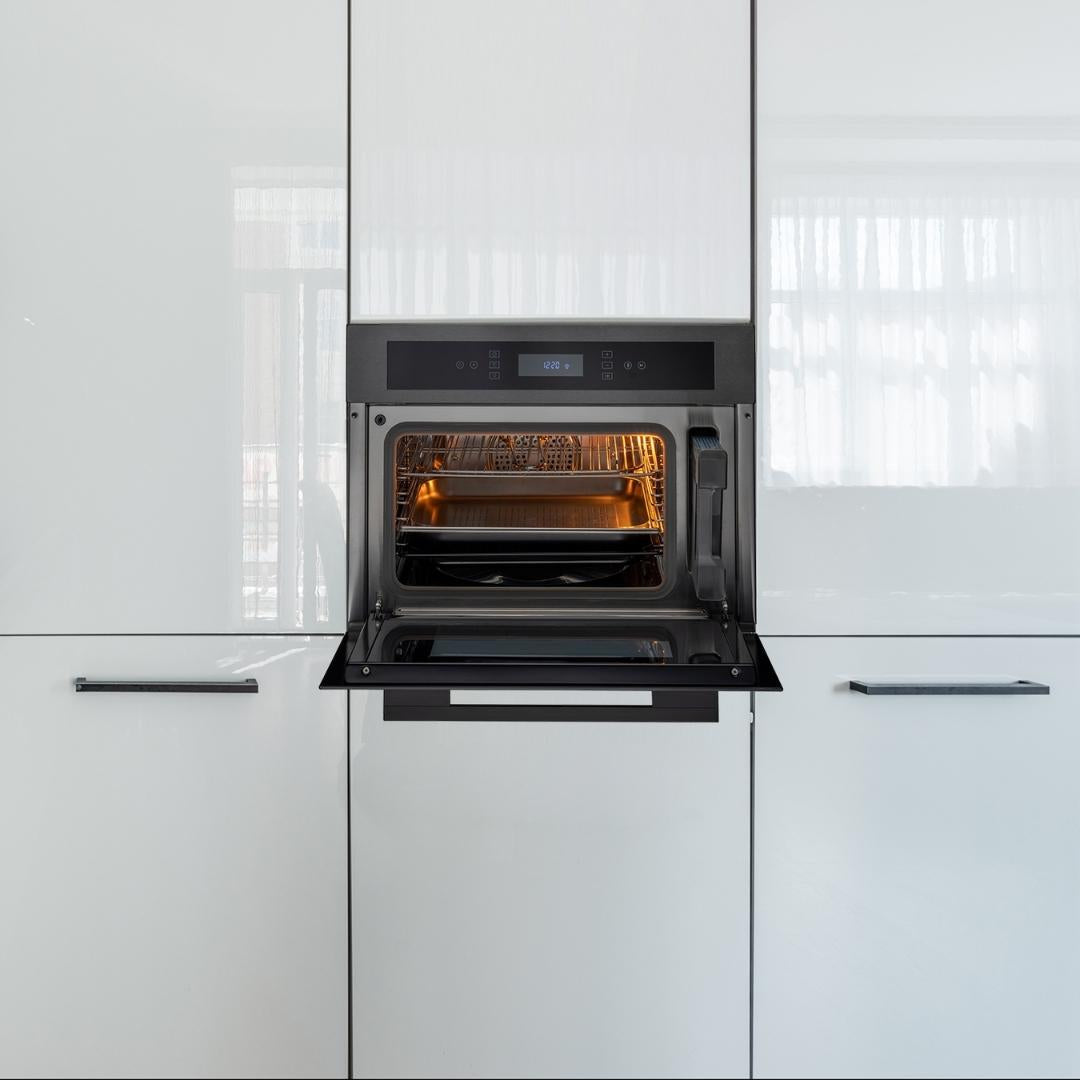 Kaff Built In Oven With Air Fryer OV 81TC BL AFR + Kaff Built-In Microwave KMW HN 6 BLK