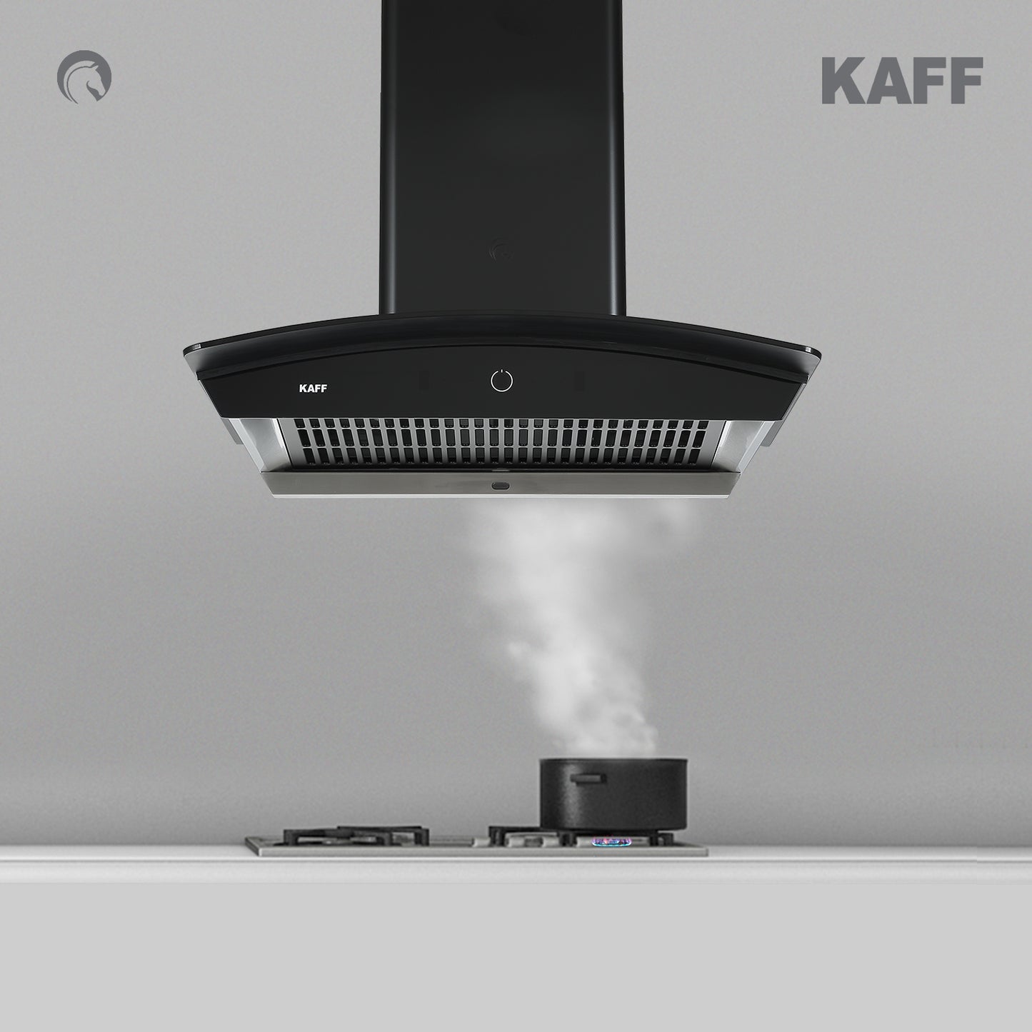 Kaff 60 cm Wall Mounted Chimney Filterless Series ROVER DHC 60