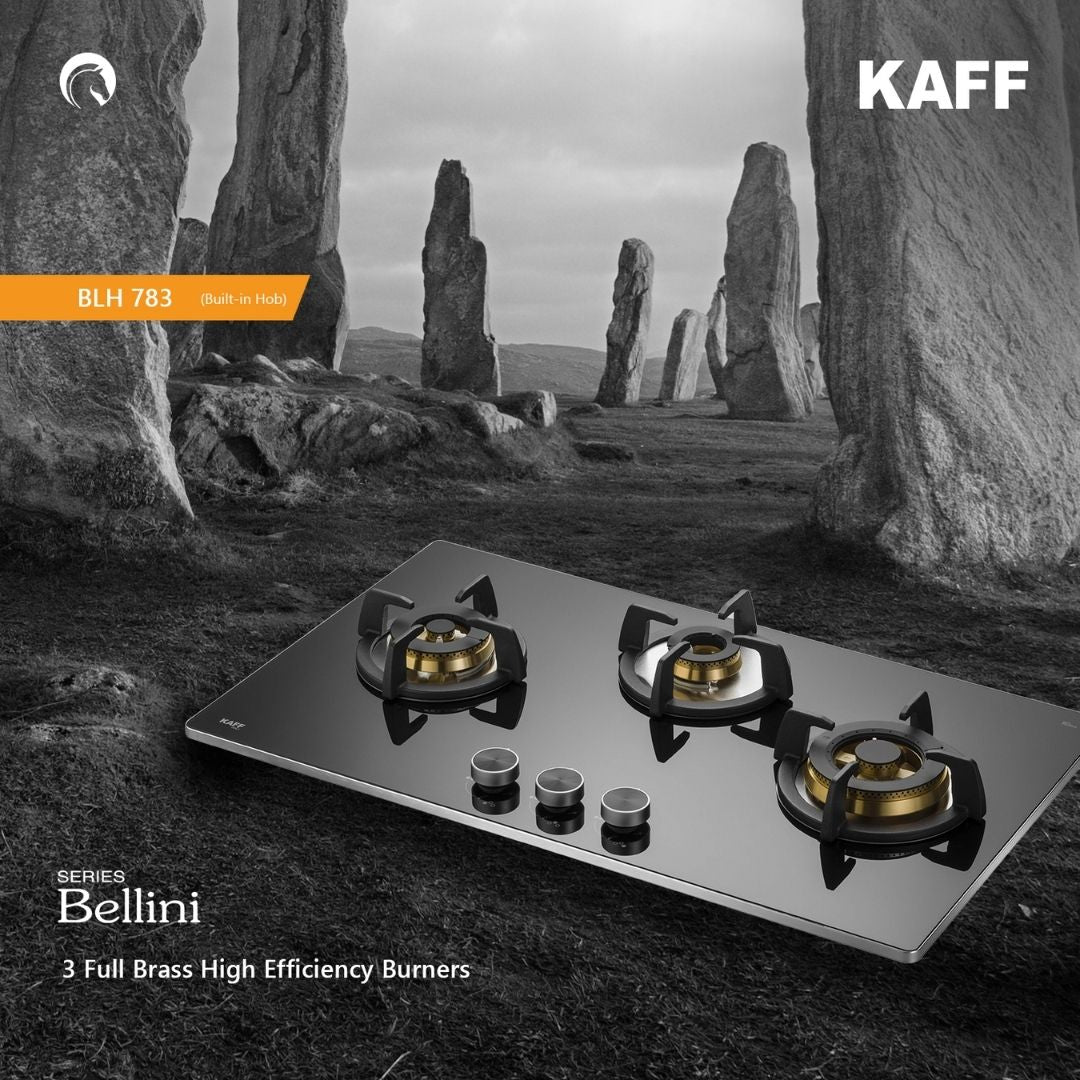 Kaff 78 cm 3 Burner Hob Bellini BLH 783X