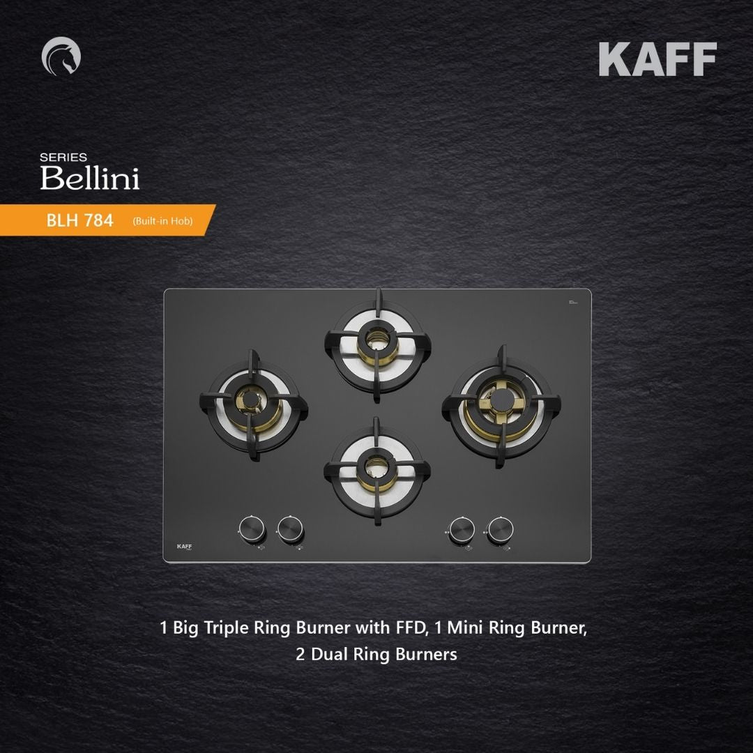 Kaff 78 cm 4 Burner Hob Bellini BLH 784