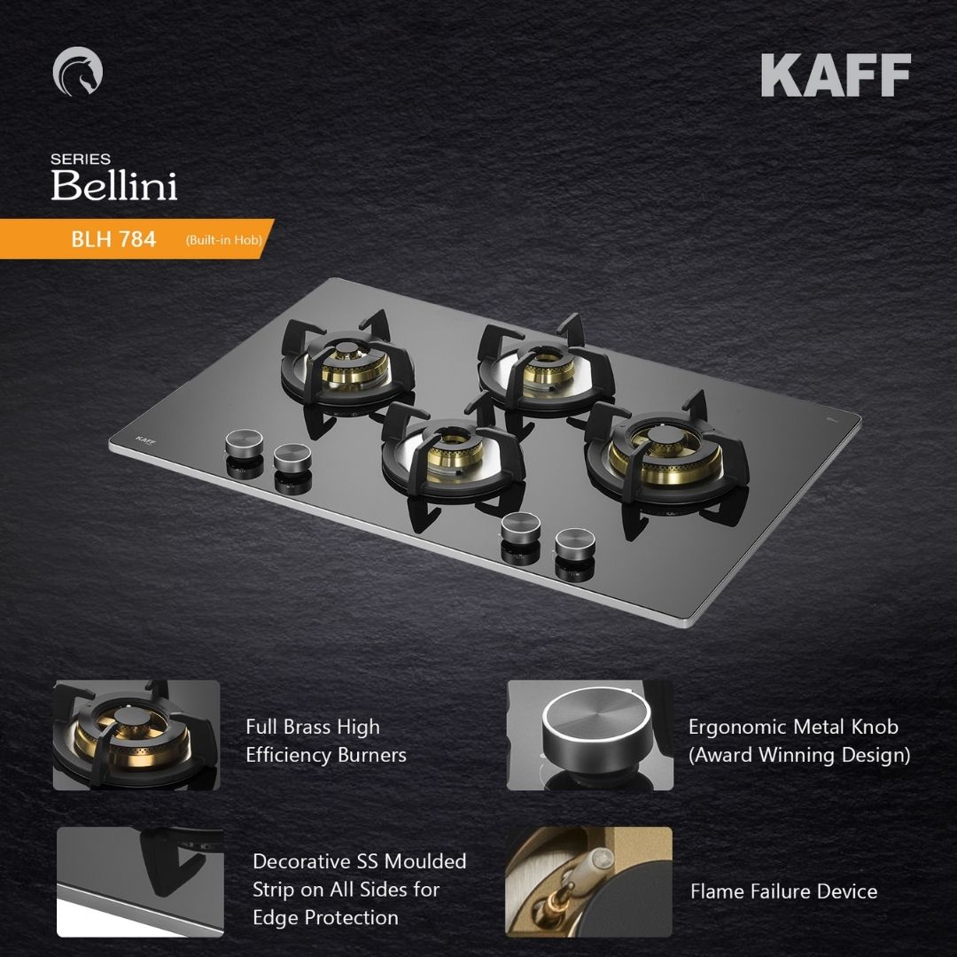 Kaff 78 cm 4 Burner Hob Bellini BLH 784