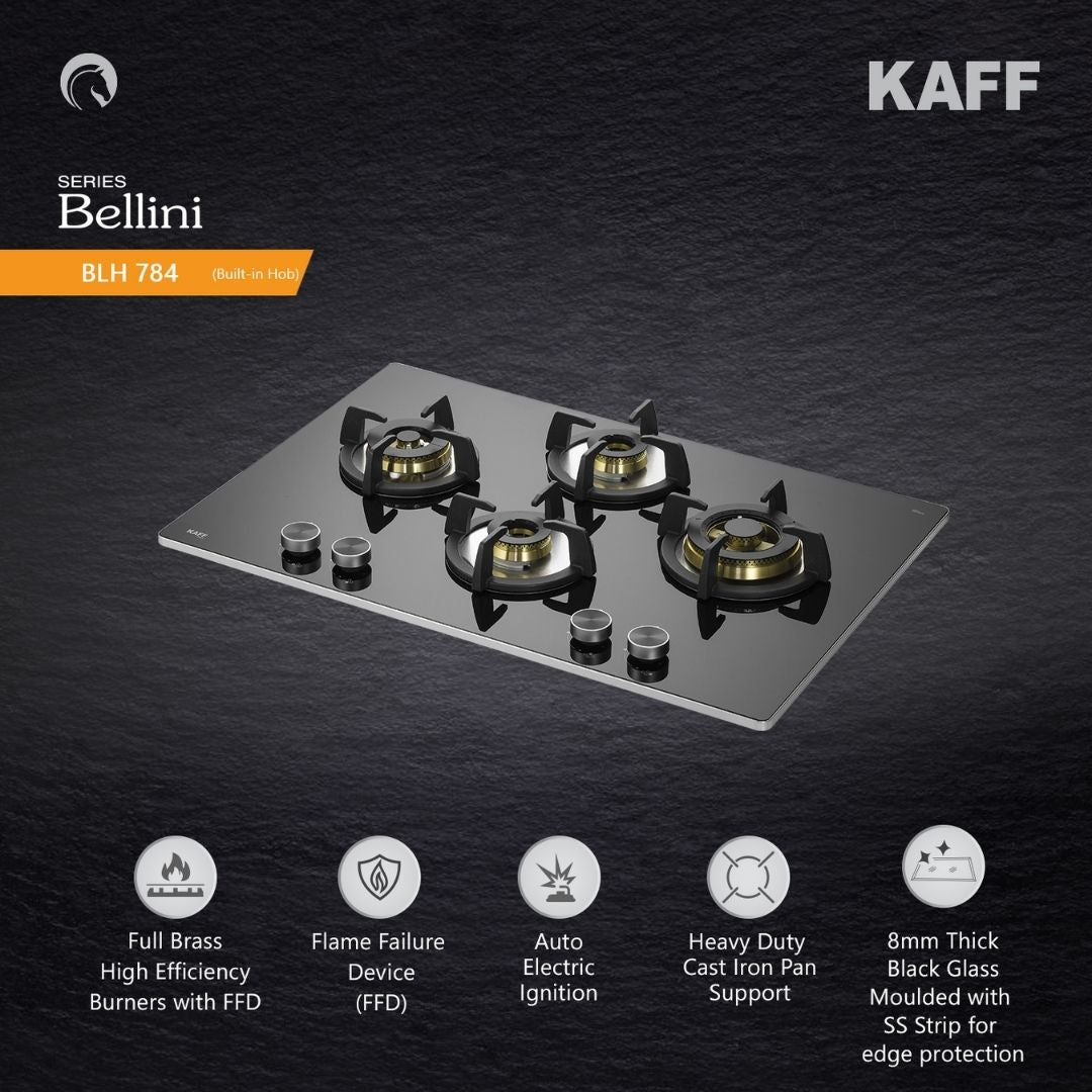 Kaff 78 cm 4 Burner Hob Bellini BLH 784