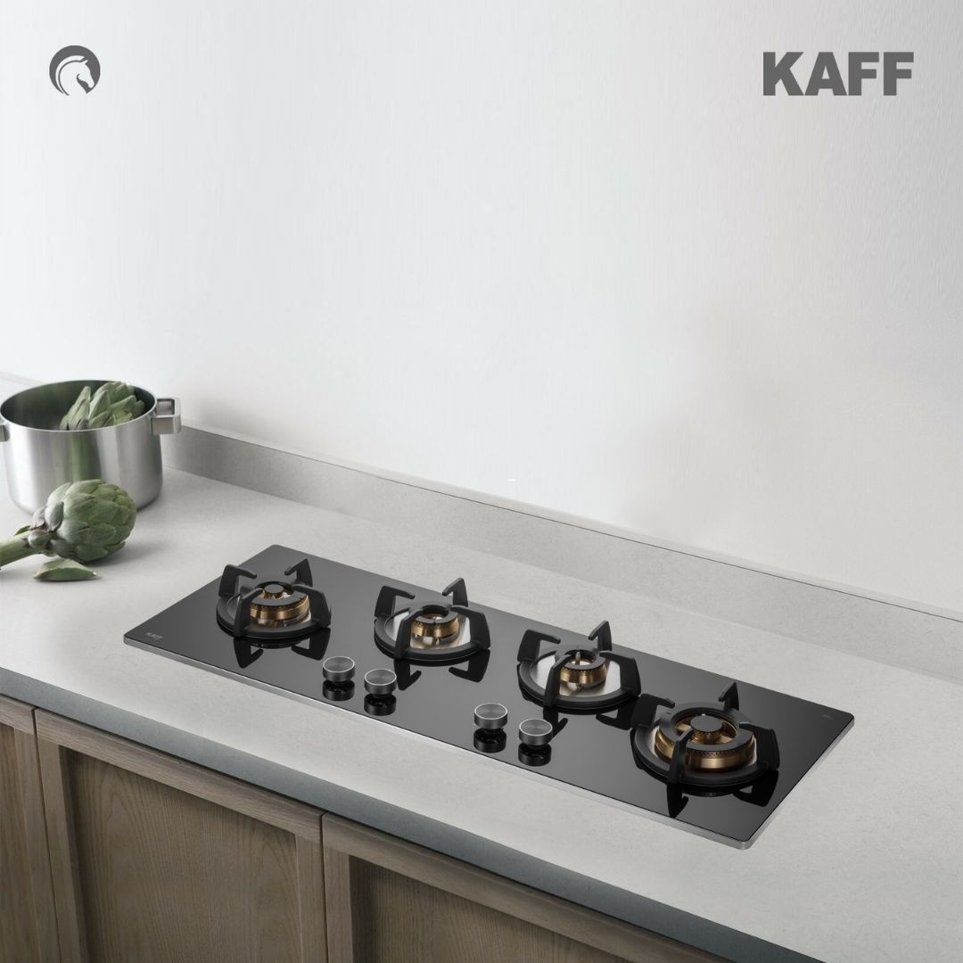 Kaff 100 cm 4 Burner Hob Bellini F BLHF 100X BLACK