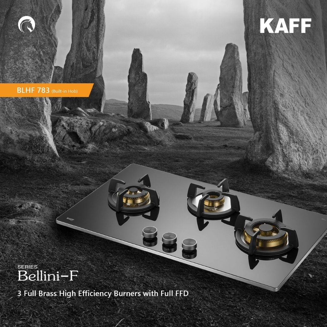 Kaff 78 cm 3 Burner Hob Bellini F BLHF 783