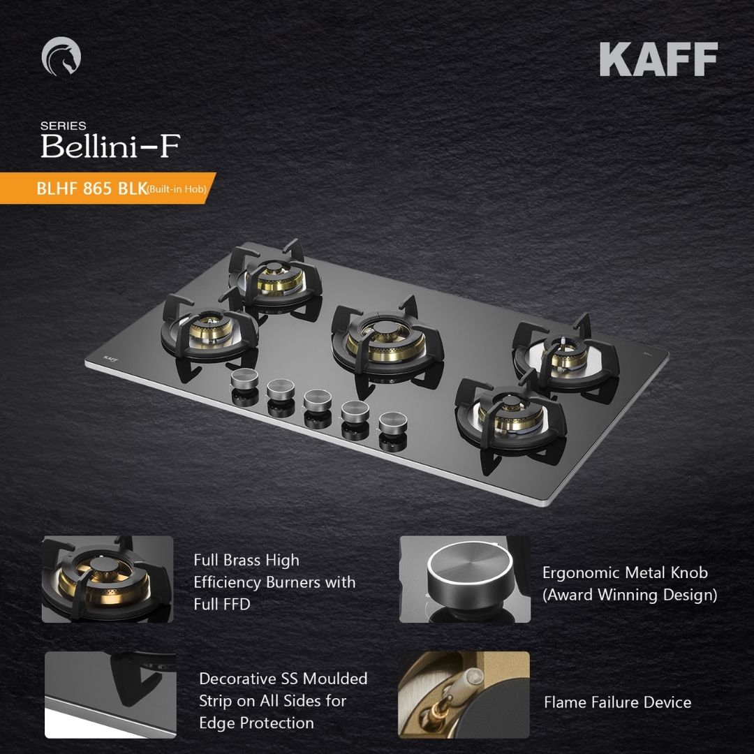 Kaff 86 cm 5 Burner Hob Bellini F BLHF 865X