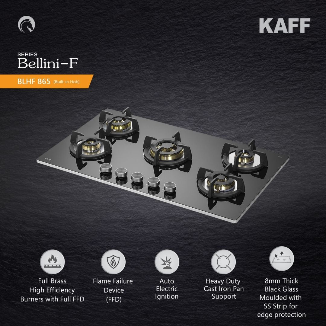 Kaff 86 cm 5 Burner Hob Bellini F BLHF 865X