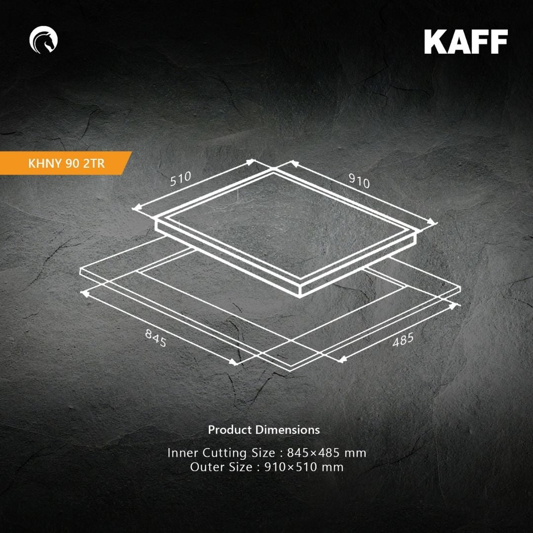 Kaff 90 cm 5 Burner Hob Collection Range KHNY 90 2TR