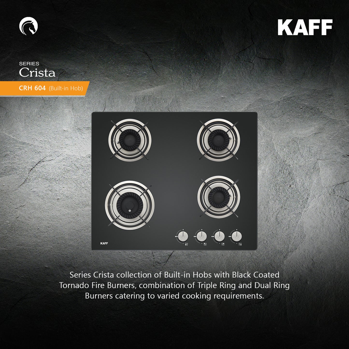 Kaff 60 cm 4 Burner Hob Crista CRH 604