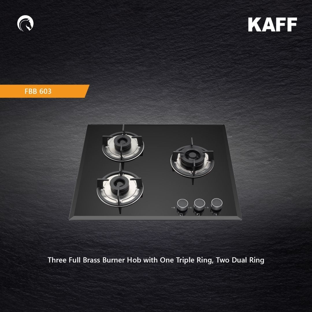 Kaff 60 cm 3 Burner Hob FBB FBB 603