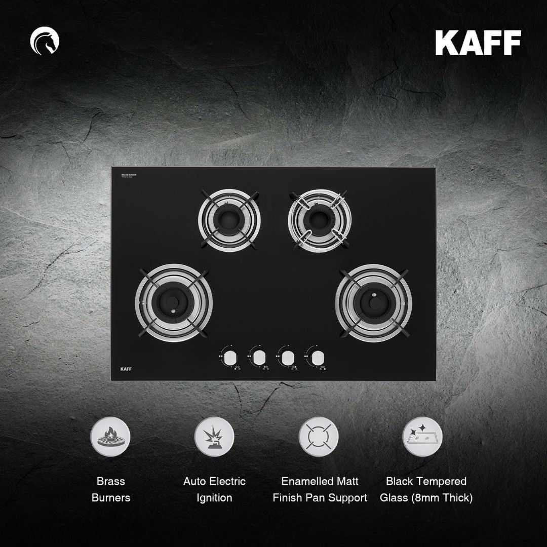 Kaff 80 cm 4 Burner Hob HBR HBR 804 A
