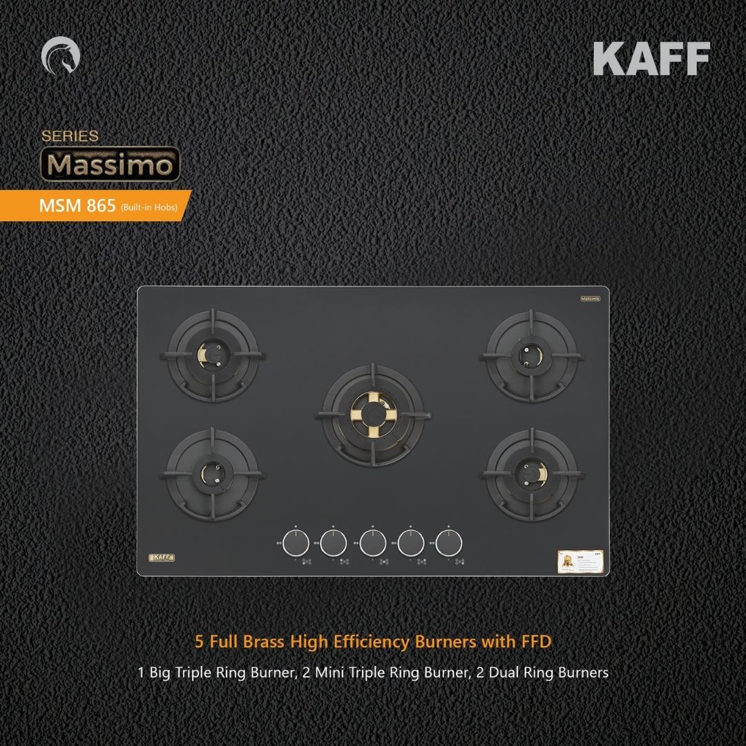 Kaff 86 cm 5 Burner Hob Massimo MSM 865X