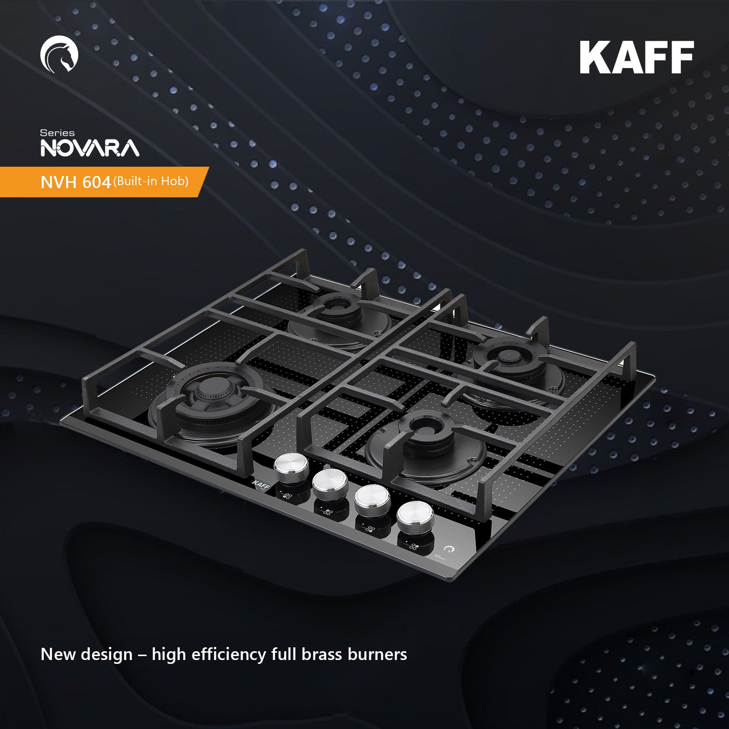 Kaff 60 cm 4 Burner Hob Novara NVH 604