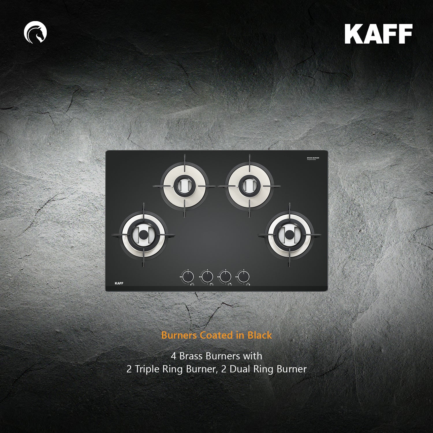 Kaff 78 cm 4 Burner Hob Versa VRH 784X