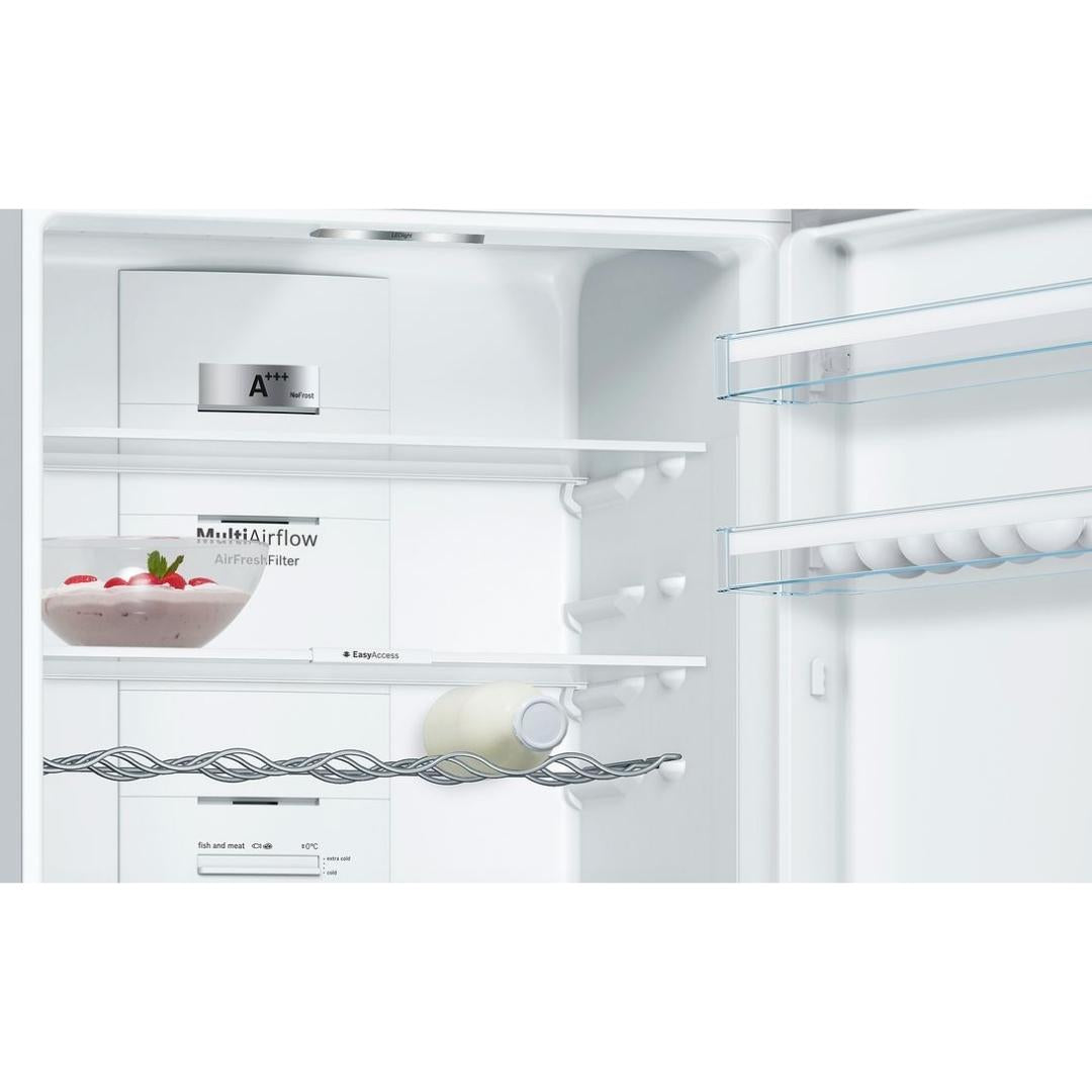 Bosch Free Standing Double Door Refrigerator 415 Ltrs Series 4 KGN46XL40I