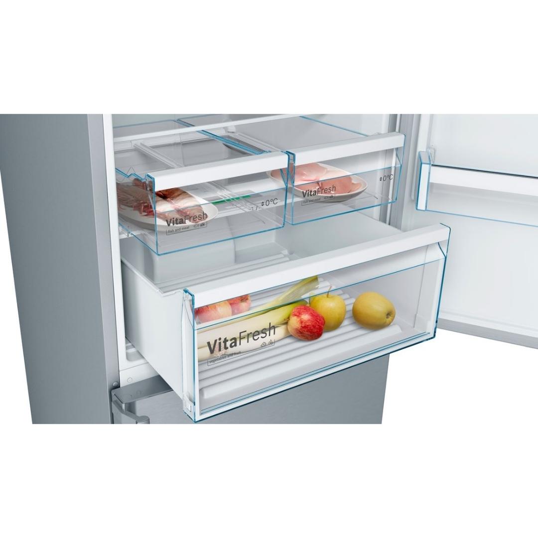 Bosch Free Standing Double Door Refrigerator 559 Ltrs Series 4 KGN56XI40I