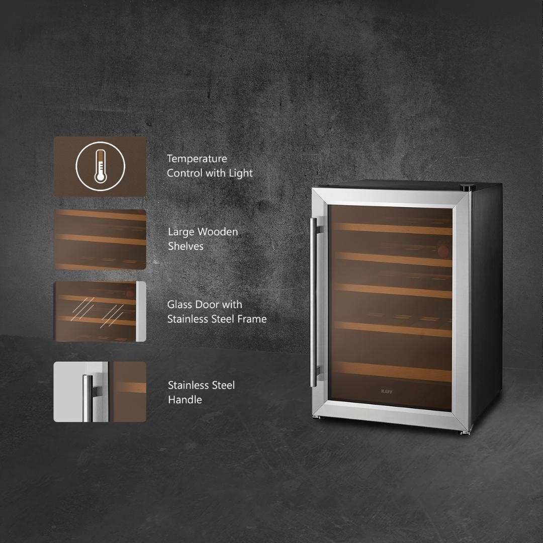 Kaff Free Standing Wine Cooler KWC-62 (FREE STANDING)