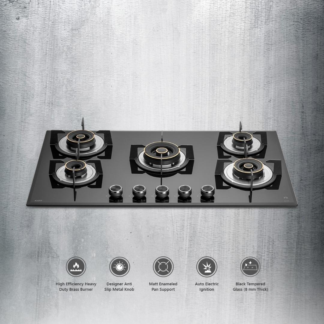 Kaff 86 cm 5 Burner Hob Alton ALN 865