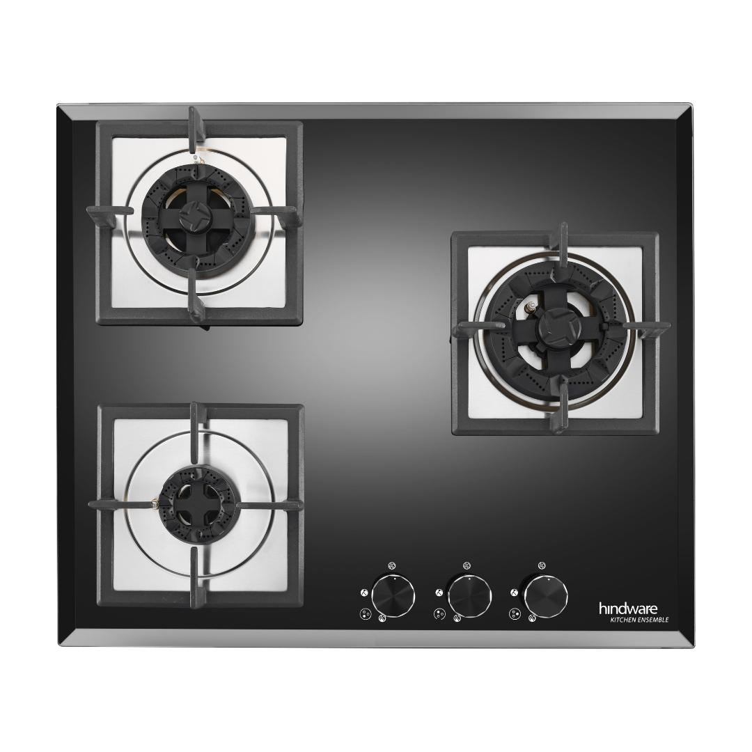 Hindware 60 cm 3 Burner Hob Aster Aster 3B 60 CM