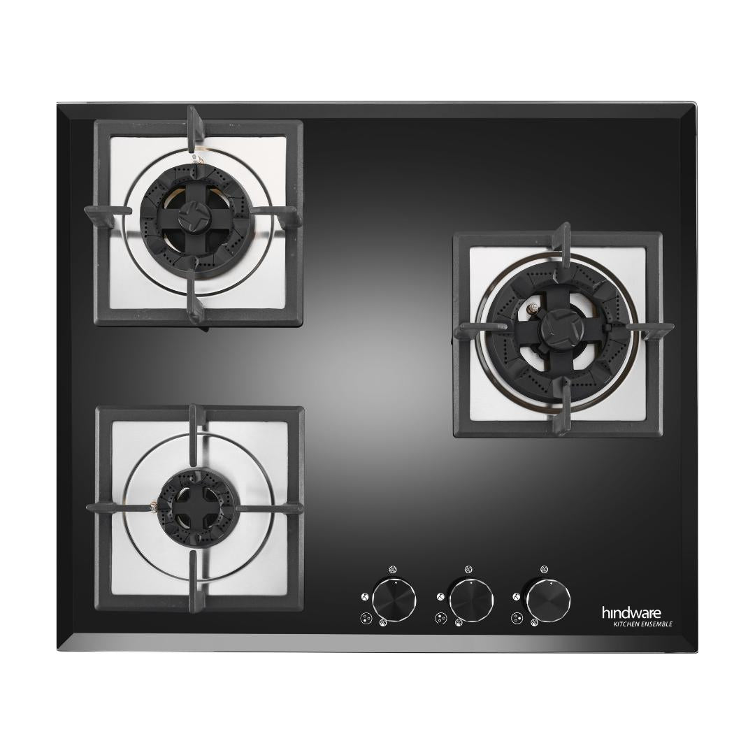 Hindware 60 cm 3 Burner Hob Aster Aster 3B 60 CM