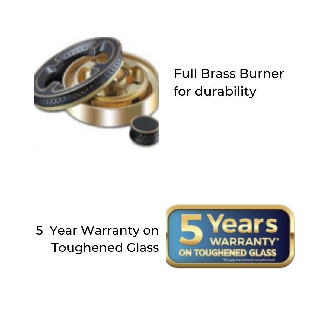 Hindware 78 cm 3 Burner Hob Aster Aster 3B 78 CM