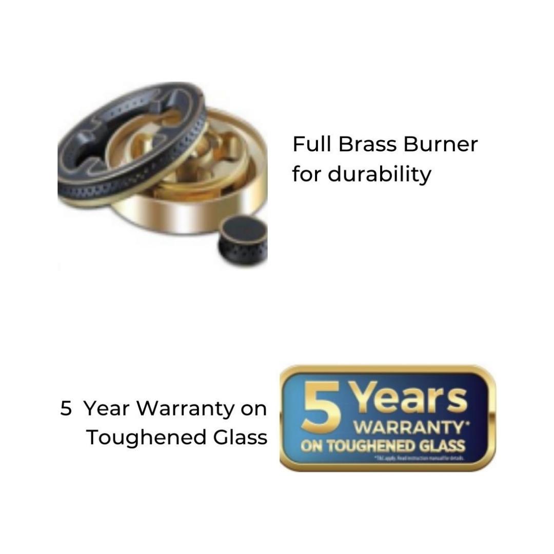 Hindware 76 cm 4 Burner Hob Aster Aster 4B 76 CM