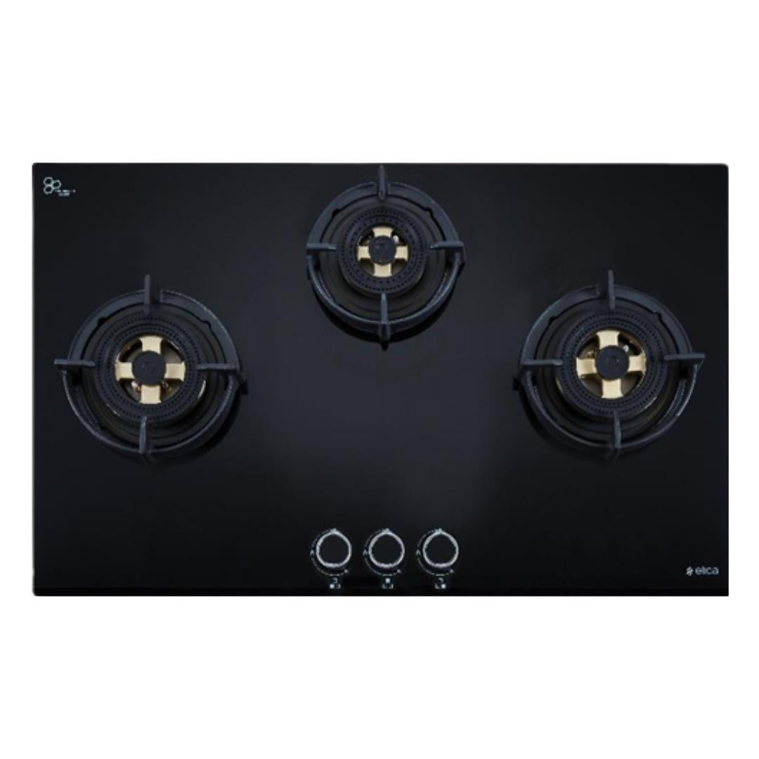 Elica 70 cm 3 Burner Hob Direct Flame Series FLEXI DFS FB MFC 3B 70 DX