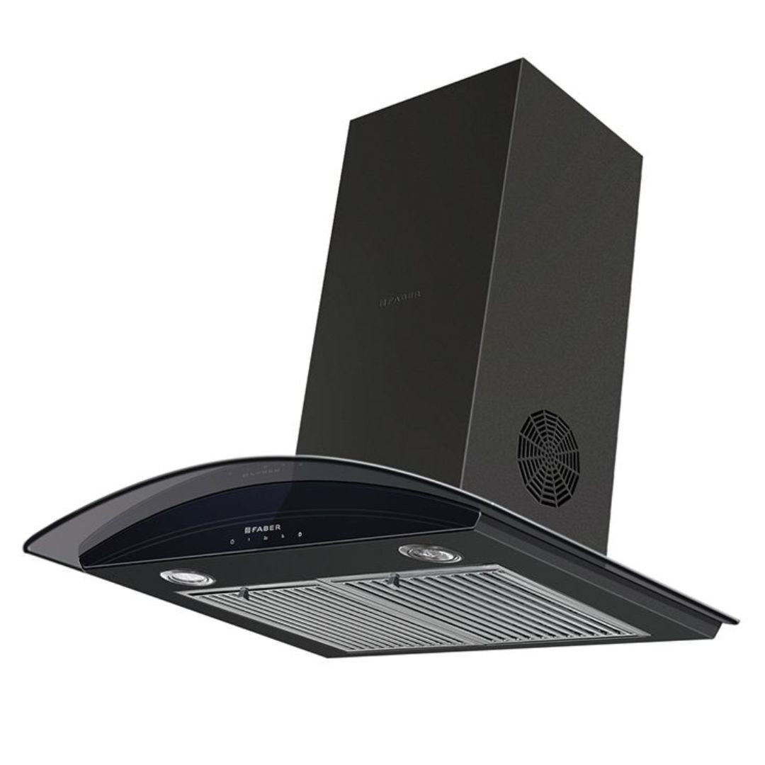 Faber 60 cm Wall Mounted Chimney 3D Hood Series FEEL PLUS 3D T2S2 BK TC LTW 60