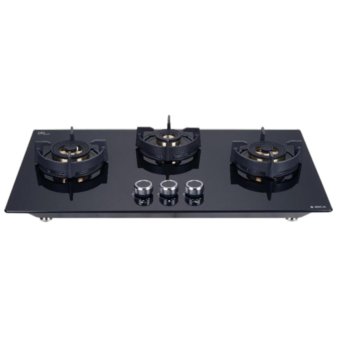 Elica 75 cm 3 Burner Hob Direct Flame Series FLEXI DFS FB 3B 75 DX