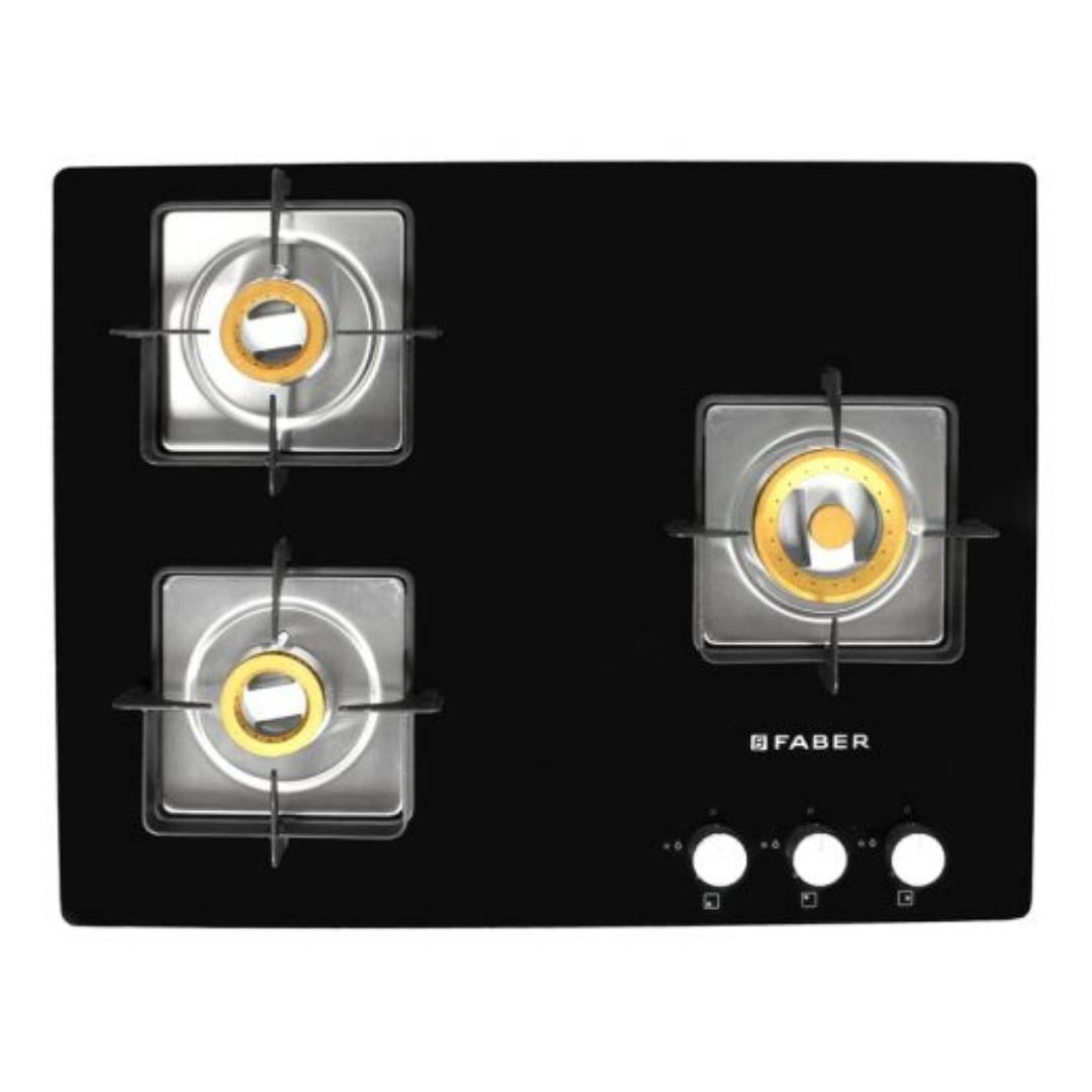 Faber 65 cm 3 Burner Hob HTG Series HTG 653 CRS BR CI