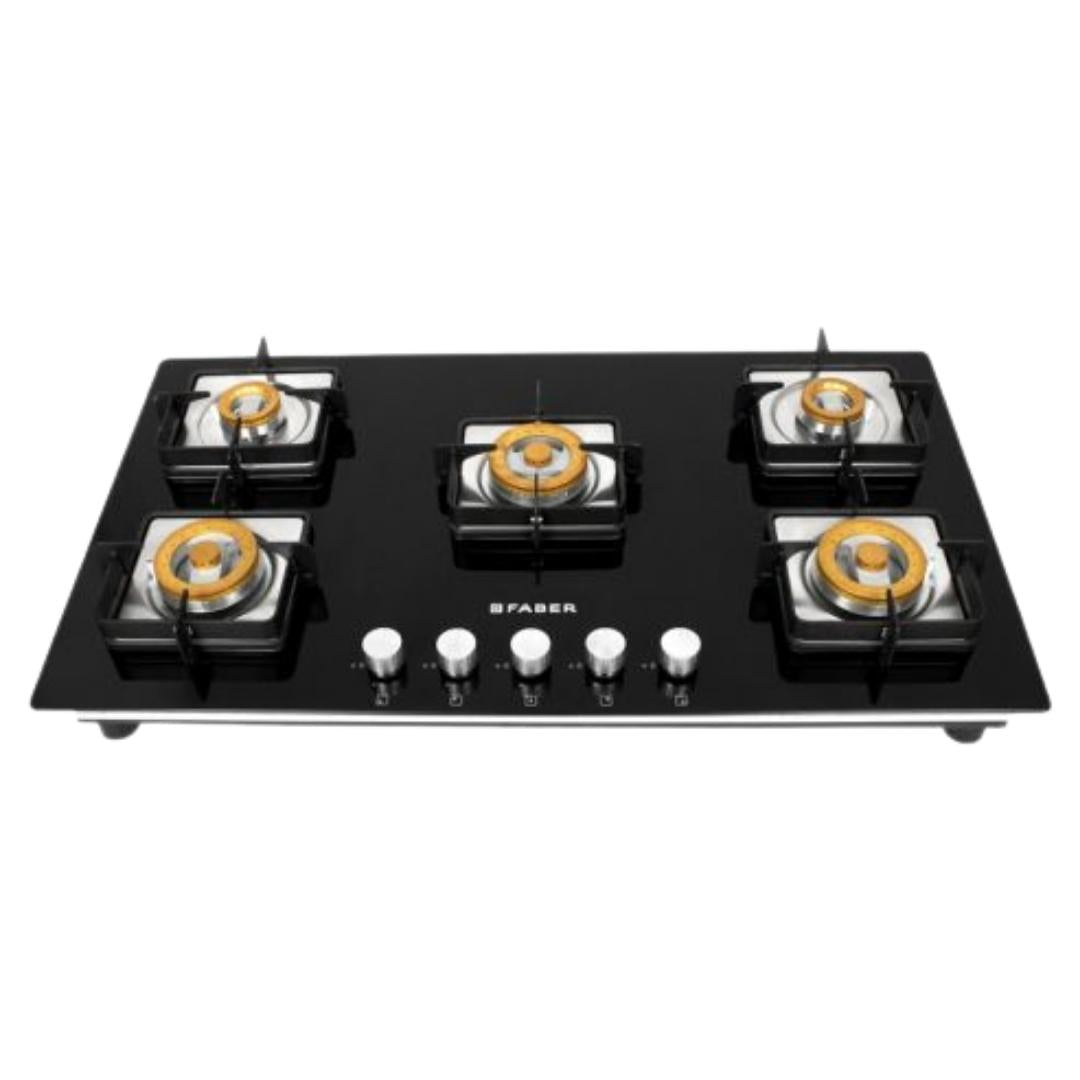 Faber 90 cm 5 Burner Hob HTG Series HTG 905 CRS BR CI