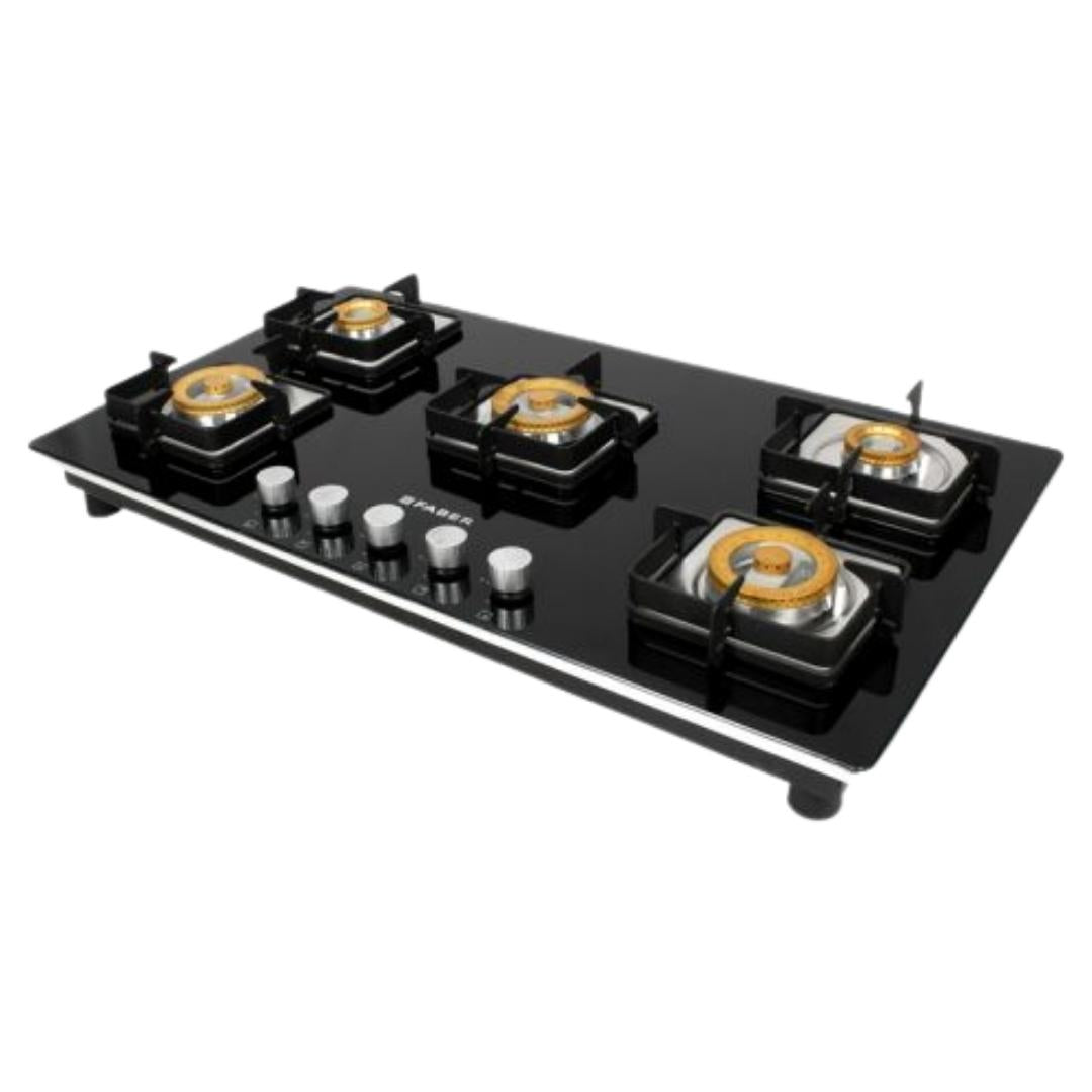 Faber 90 cm 5 Burner Hob HTG Series HTG 905 CRS BR CI
