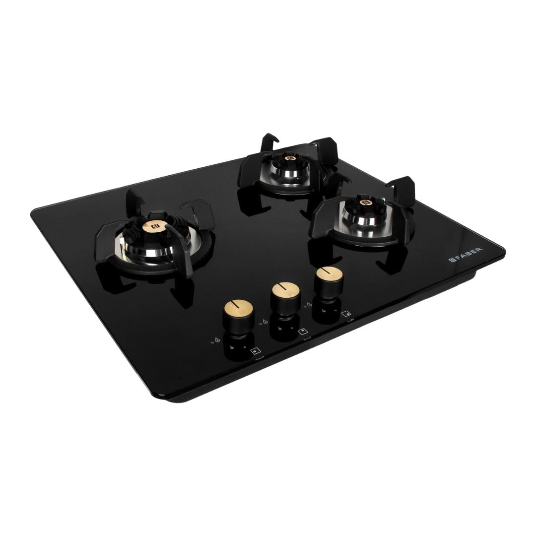 Faber 60 cm 3 Burner Hob Maxus Series MAXUS HT 603 CRS BR CI AI