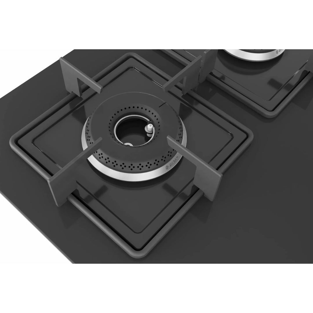 Bosch 60 cm Wall Mounted Chimney Self Clean Series DWBA68H60I + Bosch 60 cm 4 Burner Hob True AL 2D PNH6B6B12I