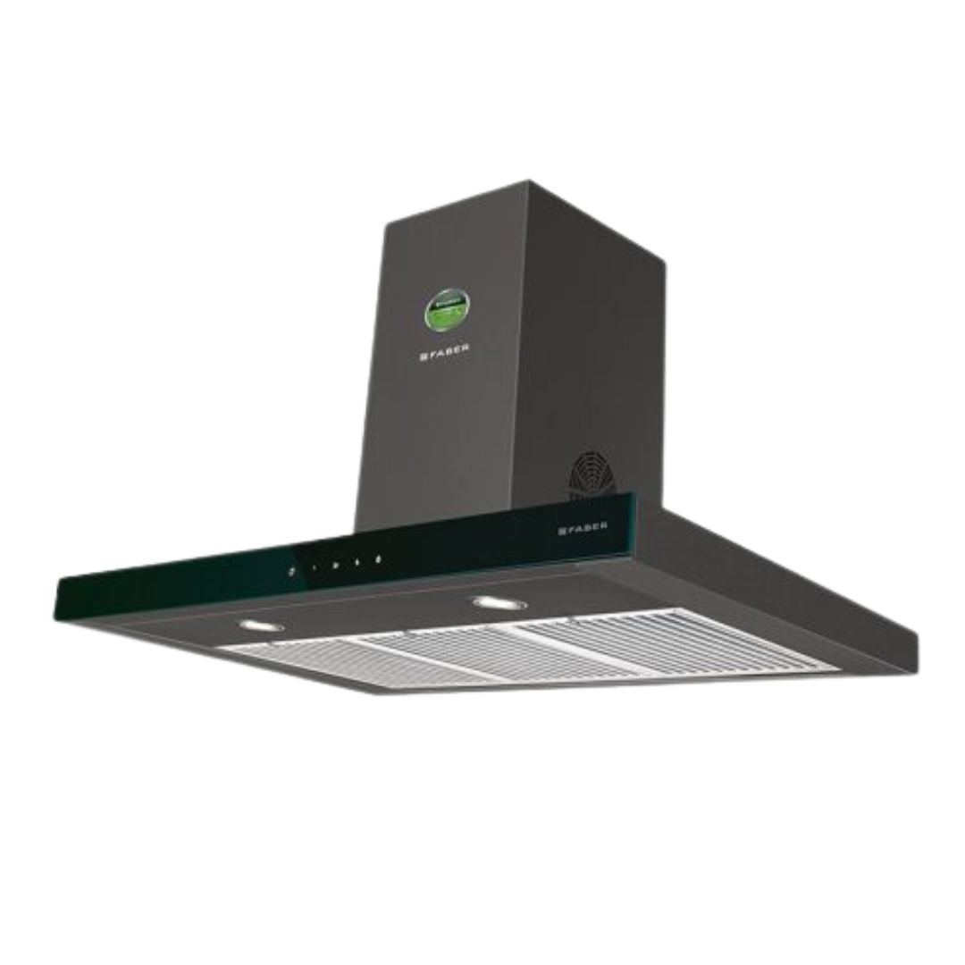 Faber 90 cm Wall Mounted Chimney 3D Hood Series STILUX 3D T2S2 BK TC LTW 90