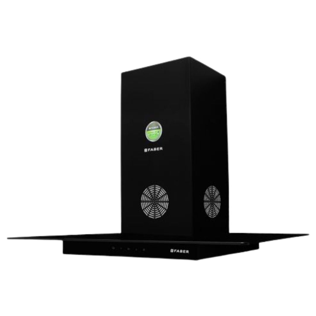 Faber 90 cm Wall Mounted Chimney 3D Plus Hoods Series SUPER 3D PLUS T2S2 BK TC LTW 90