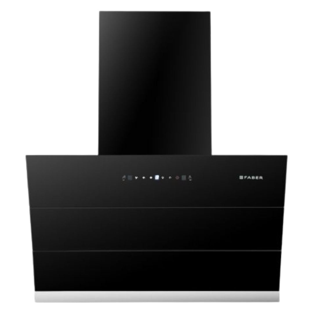 Faber 60 cm Wall Mounted Chimney Filterless Series ZENITH FL SC AC BK 60