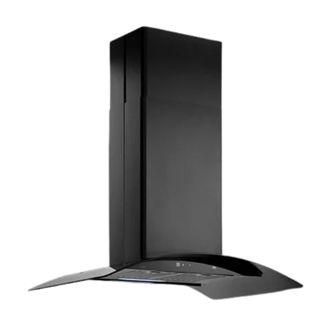 Kaff 90 cm Island Chimney Island Series OPEC DHC 90 BLK IS BLDC