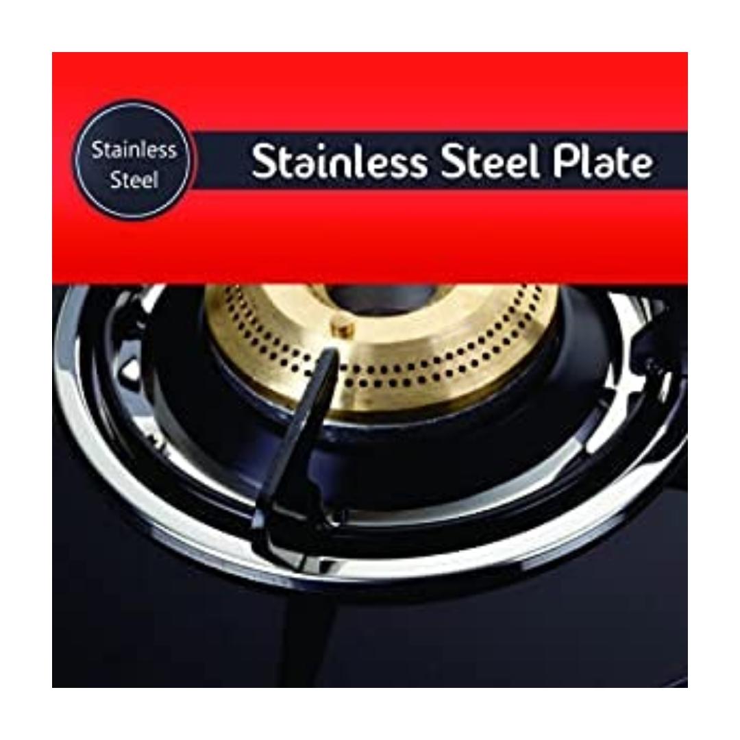 Elica 77 cm 3 Burner Cooktop SPF SERIES PATIO ICT 773 BLK