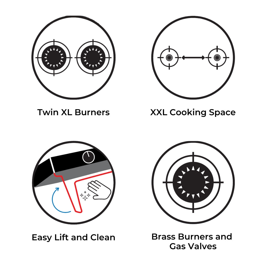 Bosch 60 cm 4 Burner Cooktop Series 4 PNP0E6V10I
