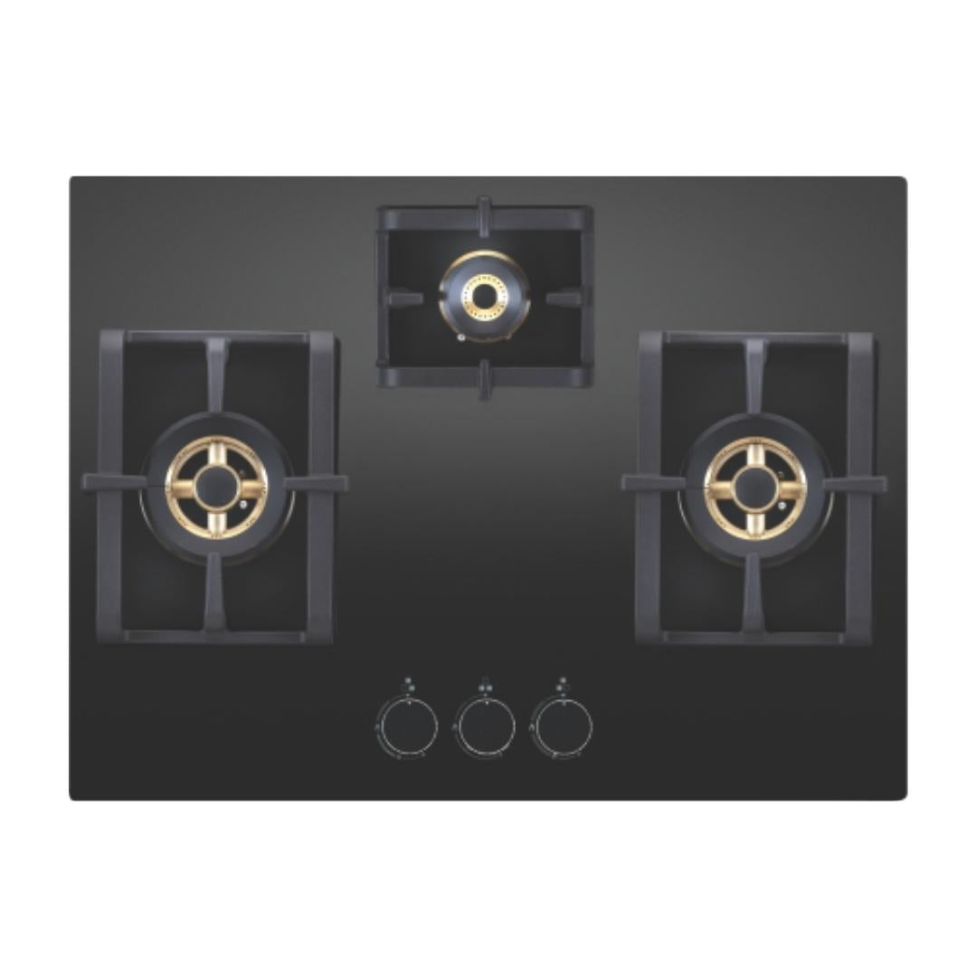 Elica 70 cm 3 Burner Hob Pro FB Series PRO FB MFC 3B 70 DX