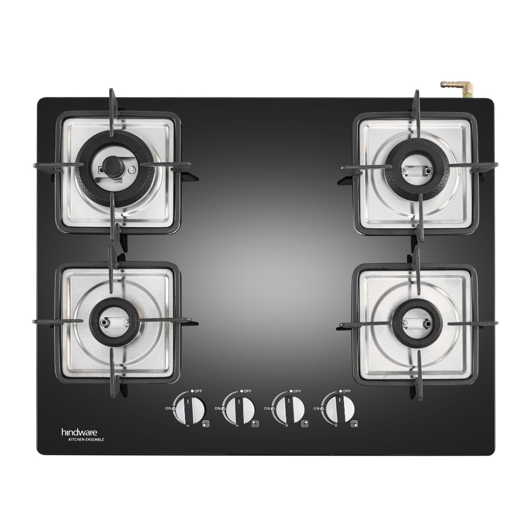 Hindware 60 cm 3 Burner Cooktop Rosia ROSIA 4B 65 CM