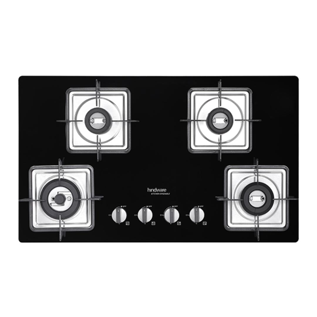 Hindware 76 cm 4 Burner Cooktop Rosia ROSIA 4B 76 CM