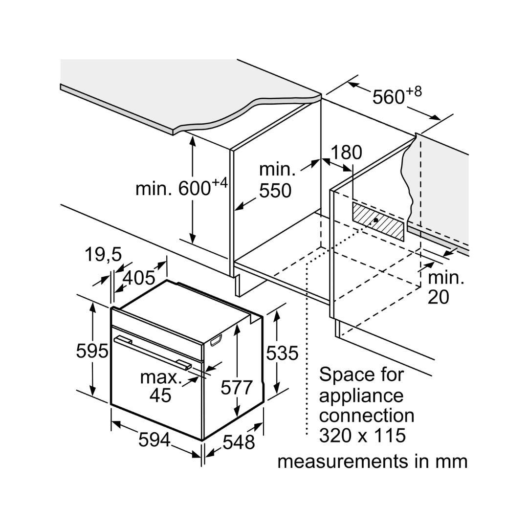 Faber Built In Oven With Air Fryer FBIO 83L 18F TFT BK N + Faber Built-In Convection Microwave FBI MWO 34 CGS BK