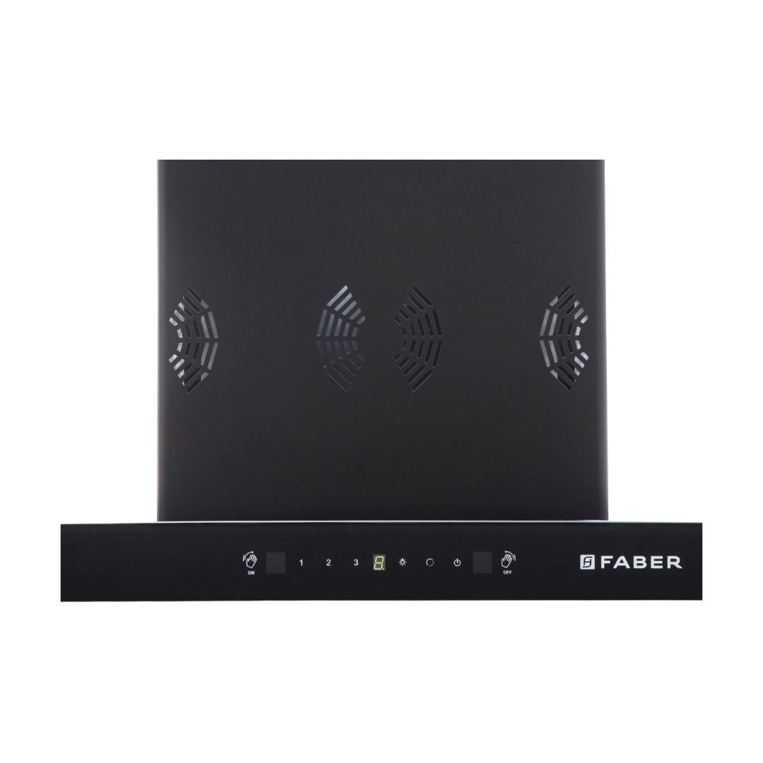 Faber 60 cm Wall Mounted Chimney SILENCIO 3D IND HC SC FL BK 60