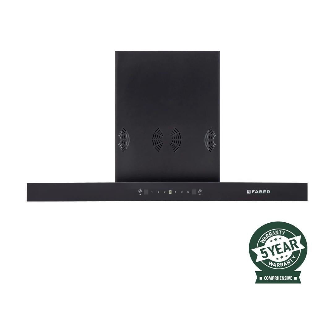 Faber 90 cm Wall Mounted Chimney SILENCIO 3D IND HC SC FL BK 90