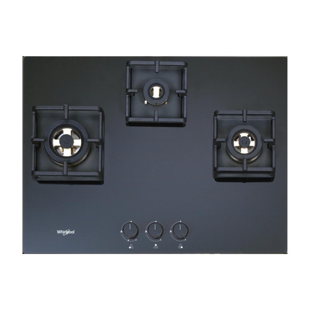 Whirlpool 70 cm 3 Burner Hob Smart Seal Series SMART SEAL BRASS HDMC 703