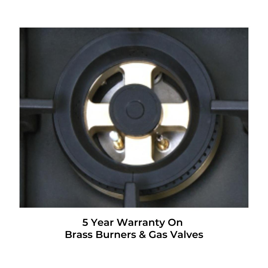 Whirlpool 90 cm 4 Burner Hob Smart Seal Series SMART SEAL BRASS HDMC 904