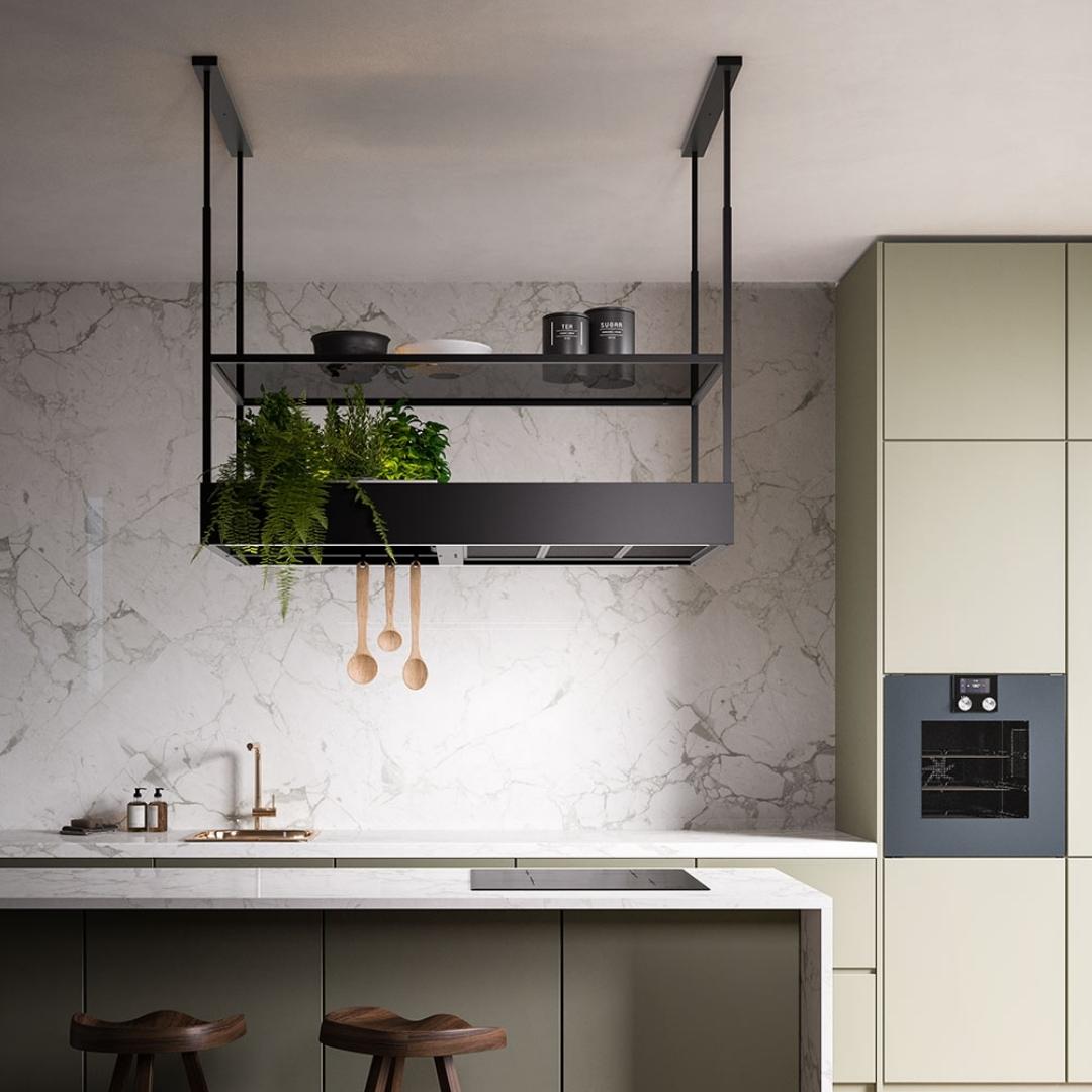 Falmec 130 cm Island Chimney Spazio Fresh Series SPAZIO 130