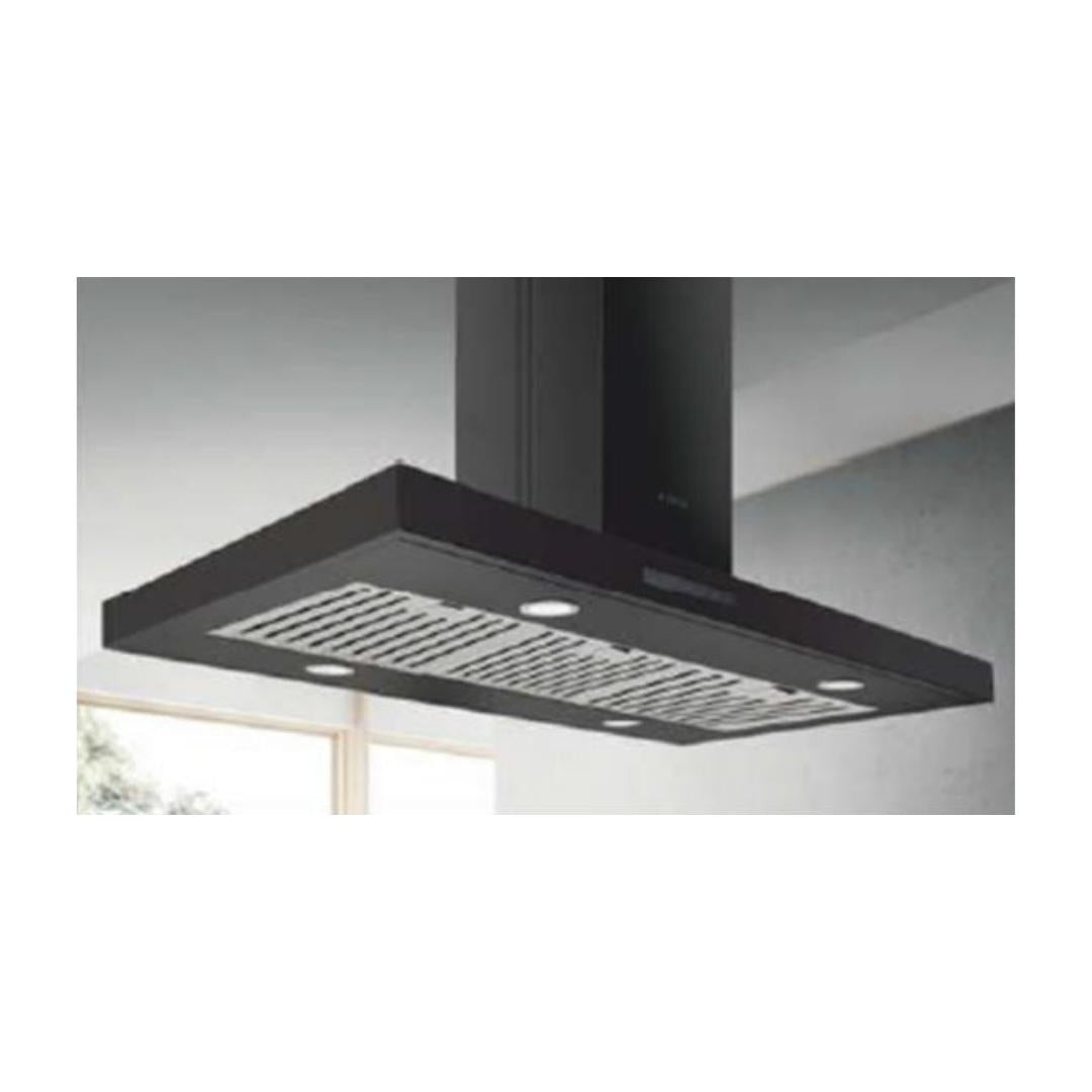 Elica 90 cm Island Chimney Decorative Series SPOT TRIM ISLAND ETB PLUS LTW 90 NERO T4V LED